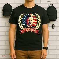 Theodore Roosevelt. President Teddy. American Stars. T-Shirt thumb 6