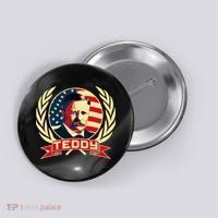 Theodore Roosevelt. President Teddy. American Stars. Button thumb 0