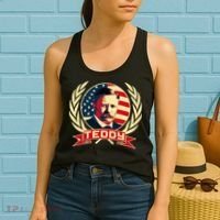 Theodore Roosevelt. President Teddy. American Stars. Women's Tank Top thumb 2