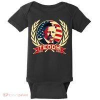 Theodore Roosevelt. President Teddy. American Stars. Baby Bodysuit thumb 0