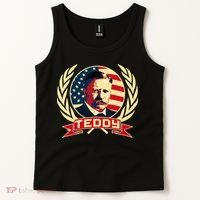 Theodore Roosevelt. President Teddy. American Stars. Tank Top thumb 2
