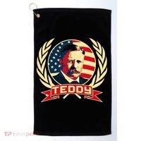 Theodore Roosevelt. President Teddy. American Stars. Golf Towel thumb 0