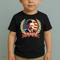 Theodore Roosevelt. President Teddy. American Stars. Toddler T-Shirt thumb 2