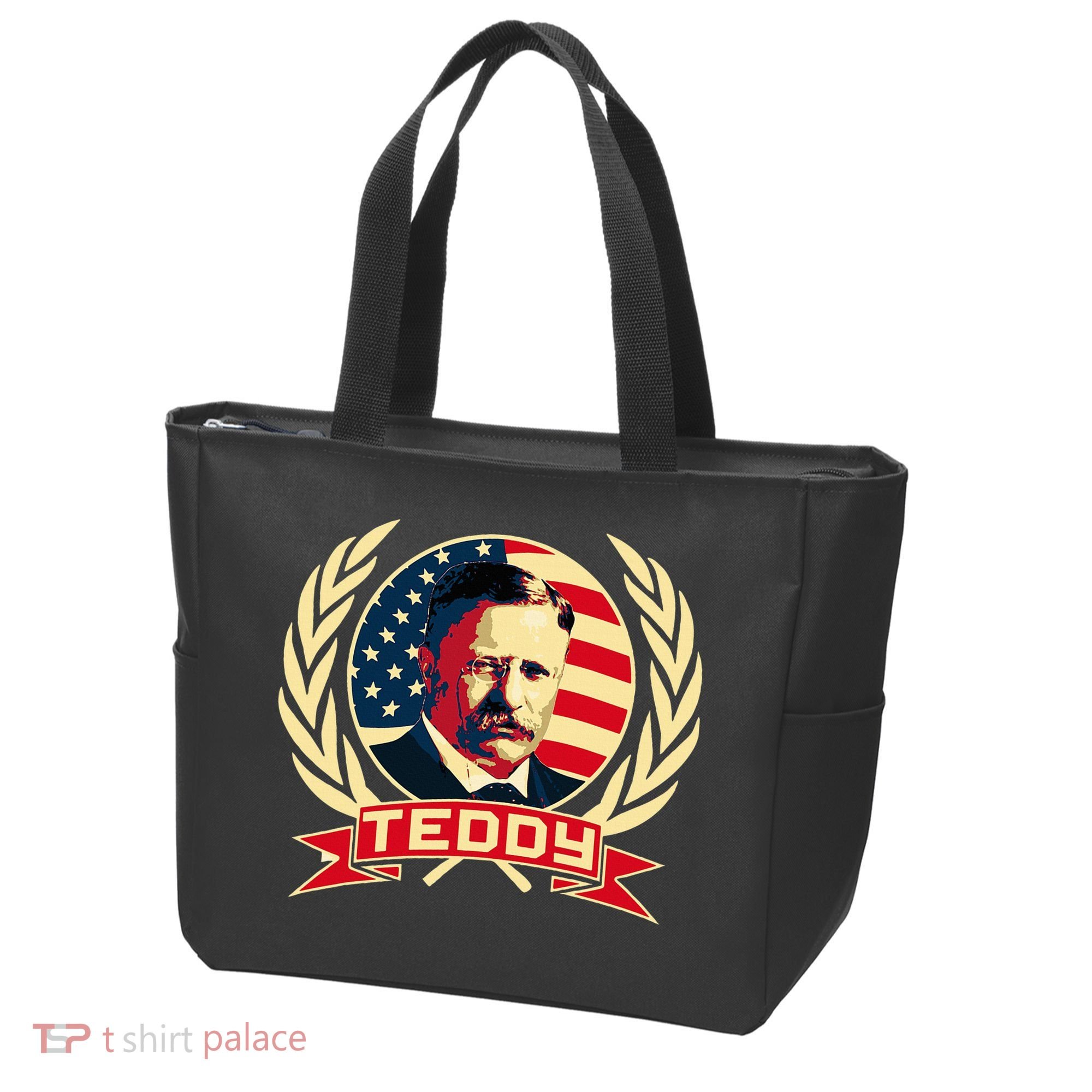 Theodore Roosevelt. President Teddy. American Stars. Tote Bag