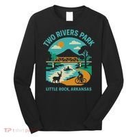 Two Rivers Park In Little Rock, Arkansas, Bridge View Long Sleeve Shirt thumb 0