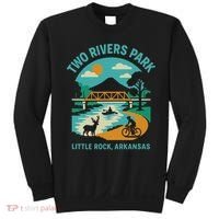 Two Rivers Park In Little Rock, Arkansas, Bridge View Sweatshirt thumb 0