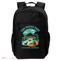 Two Rivers Park In Little Rock, Arkansas, Bridge View Backpack thumb 0