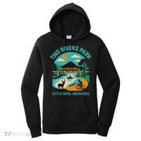 Two Rivers Park In Little Rock, Arkansas, Bridge View Women's Hoodie thumb 0