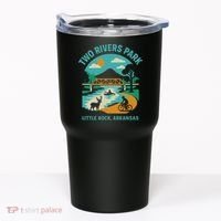 Two Rivers Park In Little Rock, Arkansas, Bridge View Tumbler thumb 0