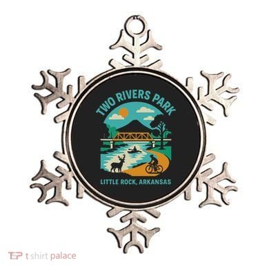 Two Rivers Park In Little Rock, Arkansas, Bridge View Ornament