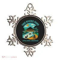 Two Rivers Park In Little Rock, Arkansas, Bridge View Ornament thumb 0