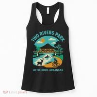 Two Rivers Park In Little Rock, Arkansas, Bridge View Women's Tank Top thumb 0