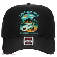 Two Rivers Park In Little Rock, Arkansas, Bridge View Hat thumb 0