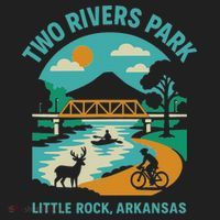 Two Rivers Park In Little Rock, Arkansas, Bridge View Hat thumb 2