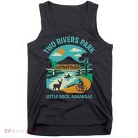 Two Rivers Park In Little Rock, Arkansas, Bridge View Tank Top thumb 0