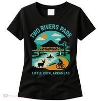 Two Rivers Park In Little Rock, Arkansas, Bridge View Women's T-Shirt thumb 0