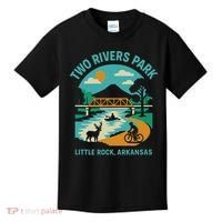 Two Rivers Park In Little Rock, Arkansas, Bridge View Kids T-Shirt thumb 0