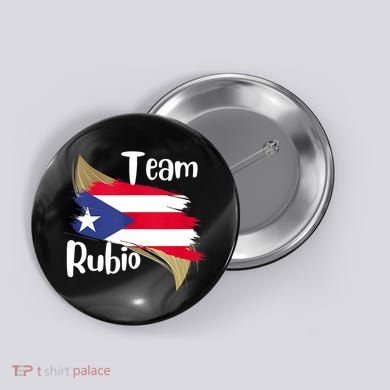 Team Rubio Puerto Rico PR Flag Pride Button