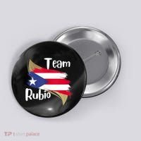 Team Rubio Puerto Rico PR Flag Pride Button thumb 0