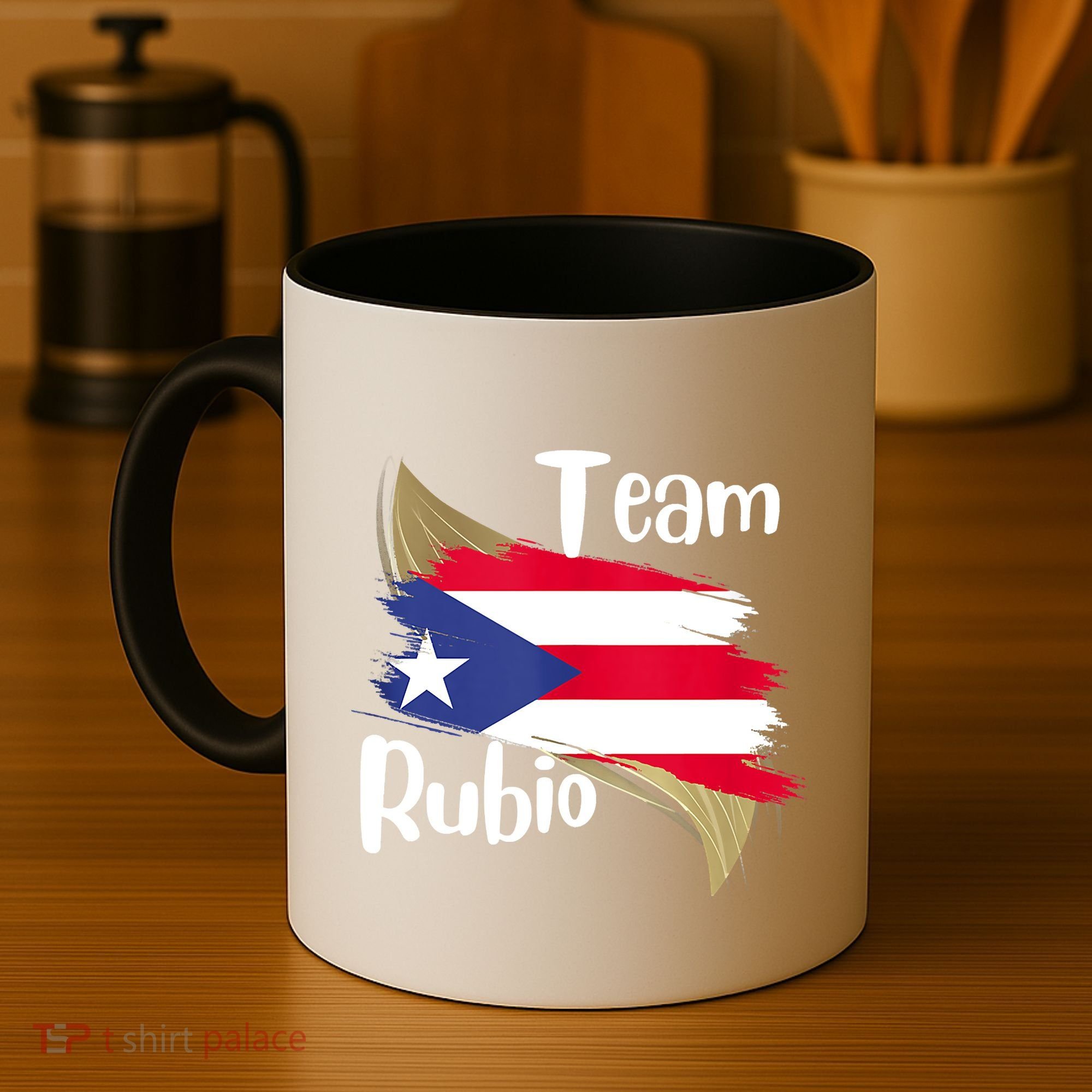 Team Rubio Puerto Rico PR Flag Pride Coffee Mug