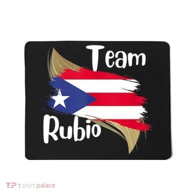 Team Rubio Puerto Rico PR Flag Pride Mousepad