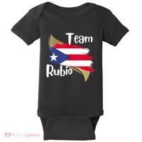 Team Rubio Puerto Rico PR Flag Pride Baby Bodysuit thumb 0