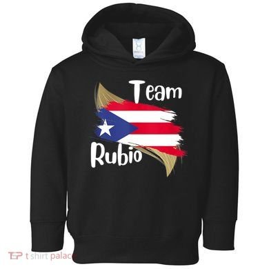 Team Rubio Puerto Rico PR Flag Pride Toddler Hoodie