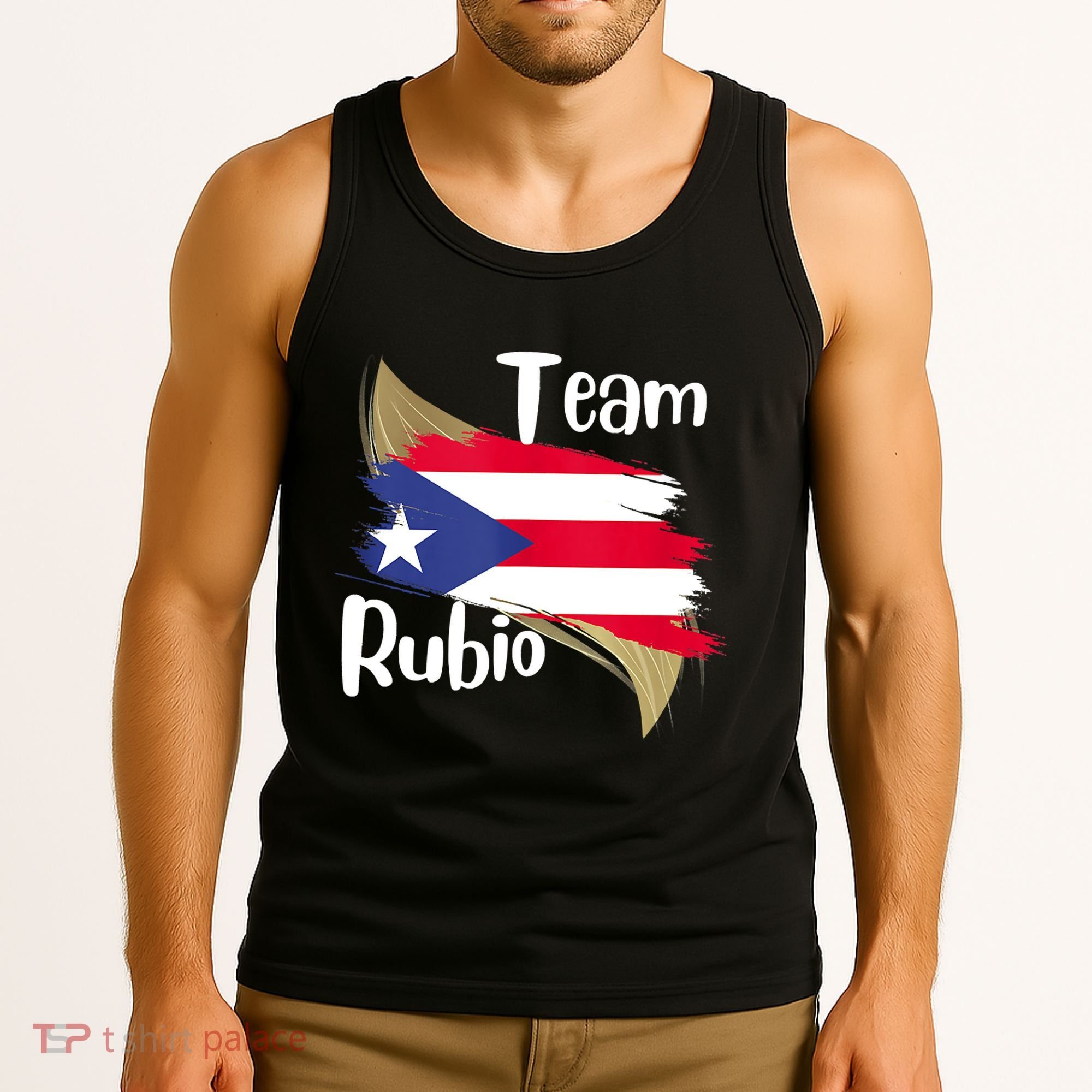 Team Rubio Puerto Rico PR Flag Pride Tank Top