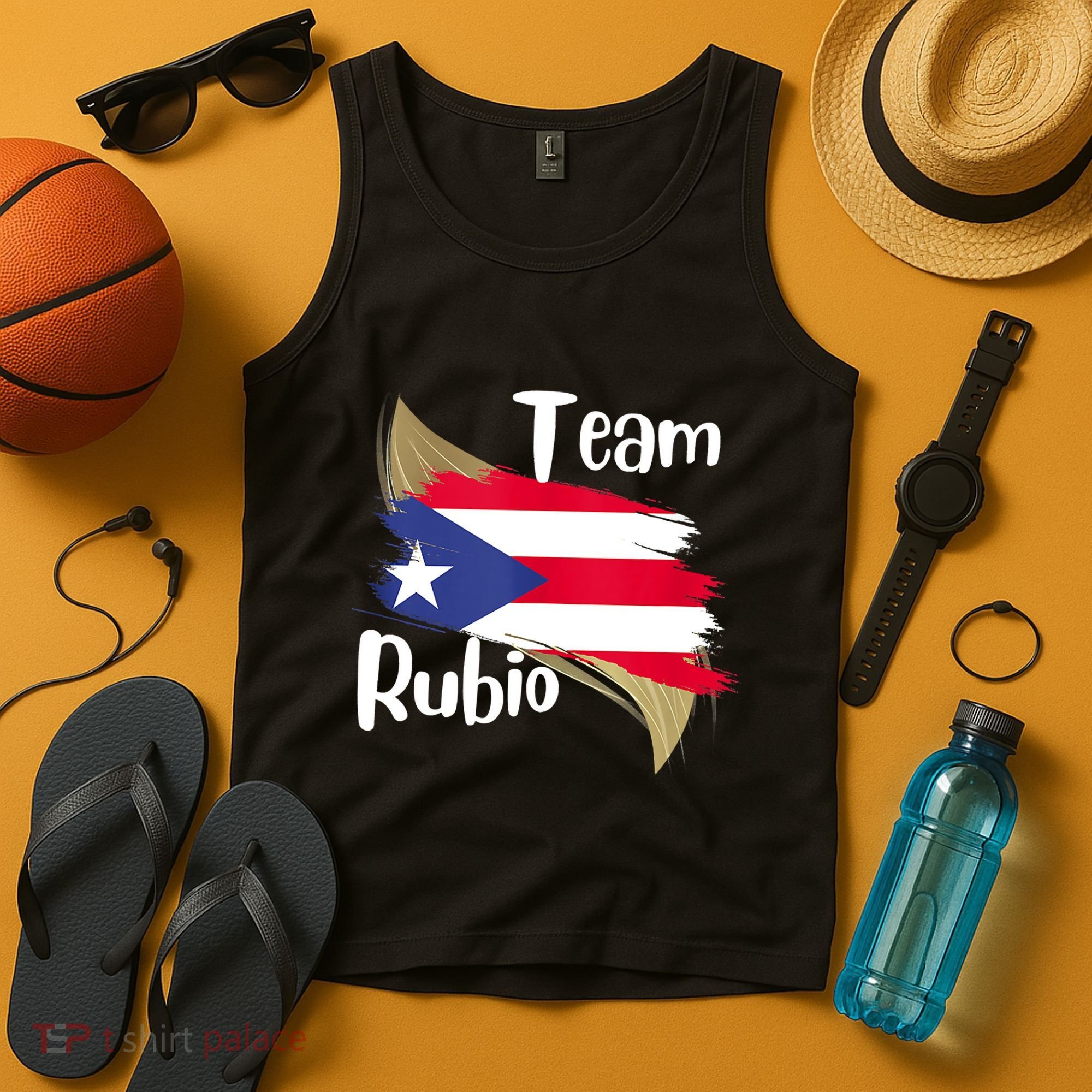 Team Rubio Puerto Rico PR Flag Pride Tank Top