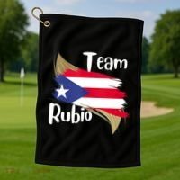 Team Rubio Puerto Rico PR Flag Pride Golf Towel thumb 1