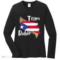 Team Rubio Puerto Rico PR Flag Pride Women's Long Sleeve Shirt thumb 0
