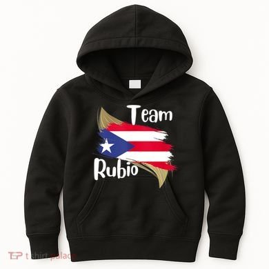 Team Rubio Puerto Rico PR Flag Pride Kids Hoodie