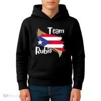Team Rubio Puerto Rico PR Flag Pride Kids Hoodie thumb 4
