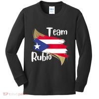 Team Rubio Puerto Rico PR Flag Pride Kids Long Sleeve Shirt thumb 0