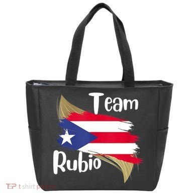 Team Rubio Puerto Rico PR Flag Pride Tote Bag