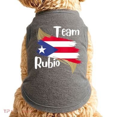 Team Rubio Puerto Rico PR Flag Pride Doggie Tank