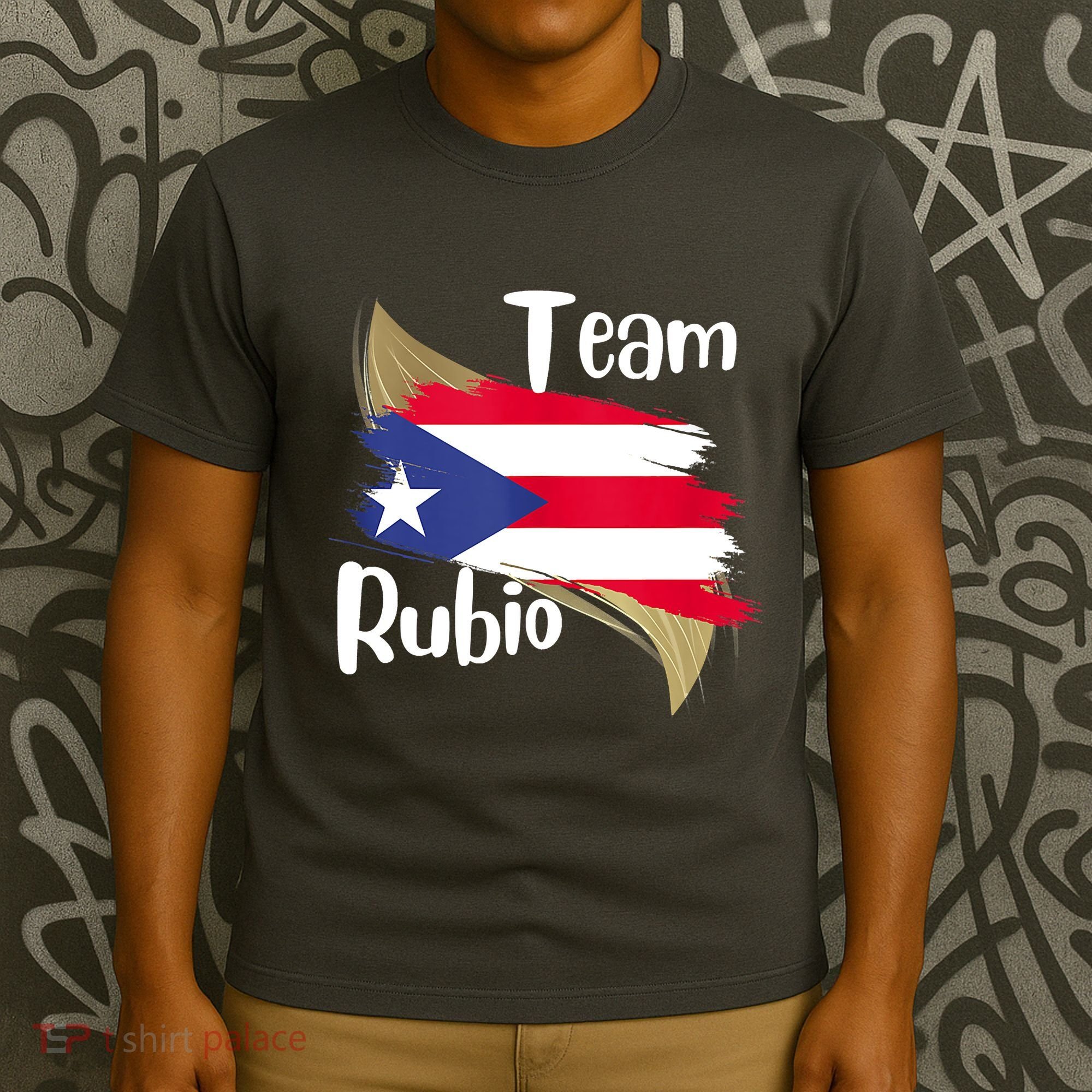 Team Rubio Puerto Rico PR Flag Pride T-Shirt