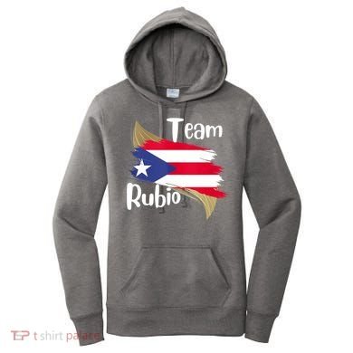 Team Rubio Puerto Rico PR Flag Pride Women's Hoodie