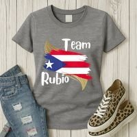 Team Rubio Puerto Rico PR Flag Pride Women's T-Shirt thumb 3