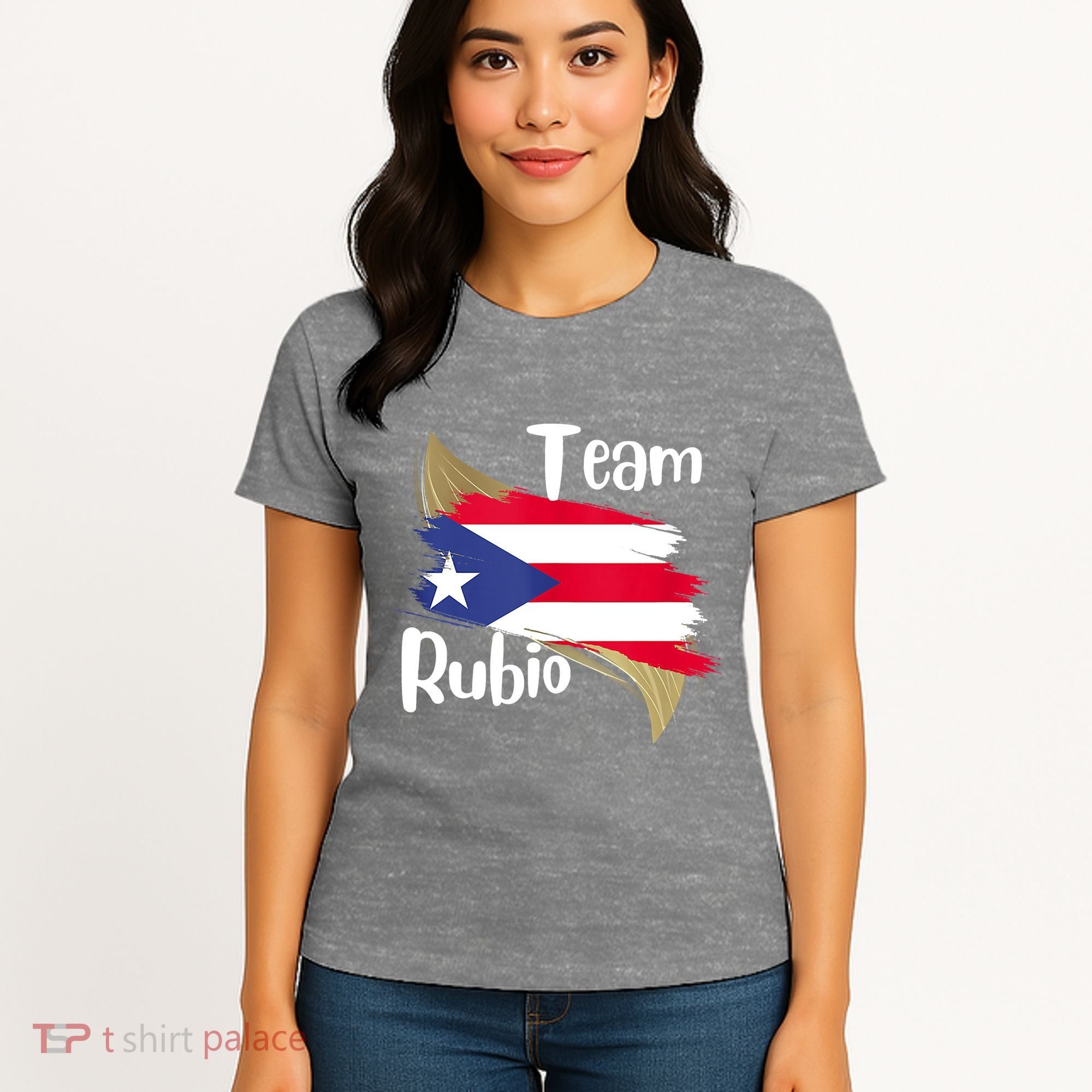 Team Rubio Puerto Rico PR Flag Pride Women's T-Shirt