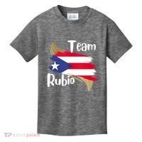Team Rubio Puerto Rico PR Flag Pride Kids T-Shirt thumb 0