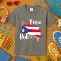 Team Rubio Puerto Rico PR Flag Pride Kids T-Shirt thumb 3