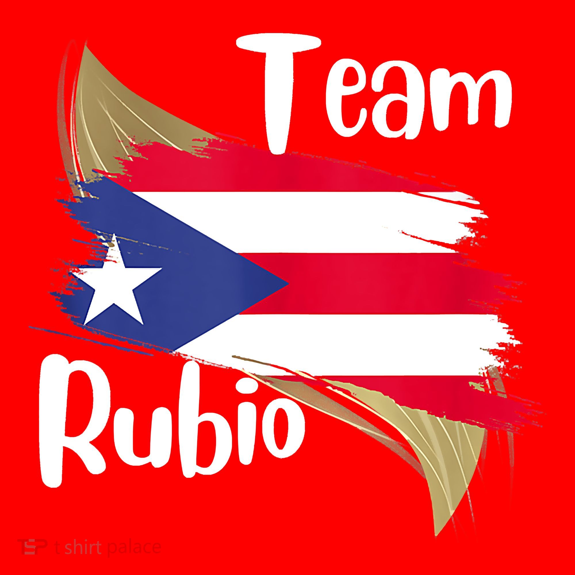 Team Rubio Puerto Rico PR Flag Pride Santa Hat