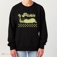 Trendy Retro Pickle Slut Funny Food Apparel Canned Pickle Women's Sweatshirt thumb 0