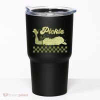 Trendy Retro Pickle Slut Funny Food Apparel Canned Pickle Tumbler thumb 0