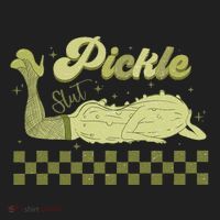 Trendy Retro Pickle Slut Funny Food Apparel Canned Pickle Tumbler thumb 3
