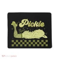 Trendy Retro Pickle Slut Funny Food Apparel Canned Pickle Mousepad thumb 0