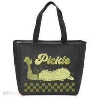 Trendy Retro Pickle Slut Funny Food Apparel Canned Pickle Tote Bag thumb 0