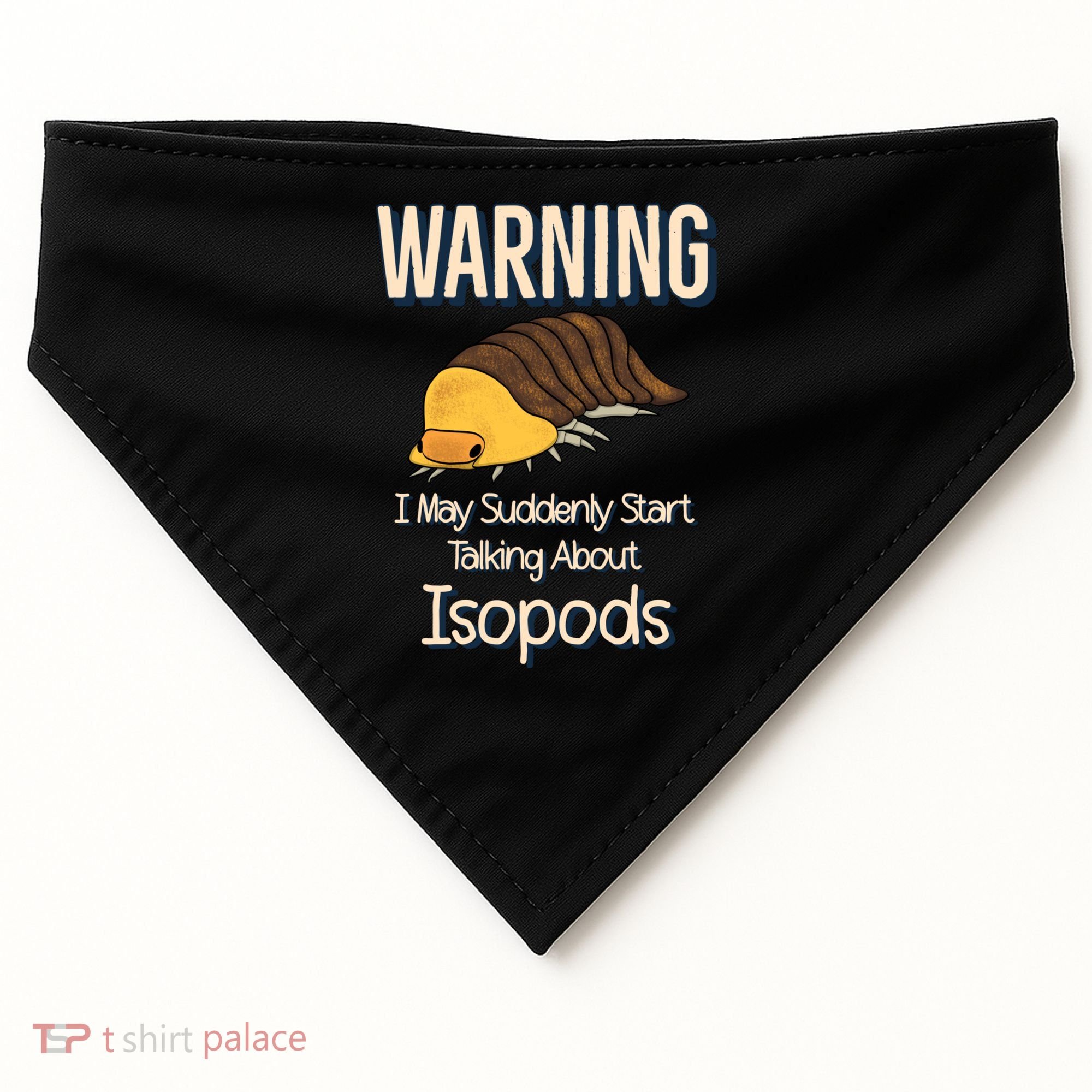 Terrarium Roly Poly Pill Bug Lover Funny Rubber Ducky Isopod USA-Made Doggie Bandana