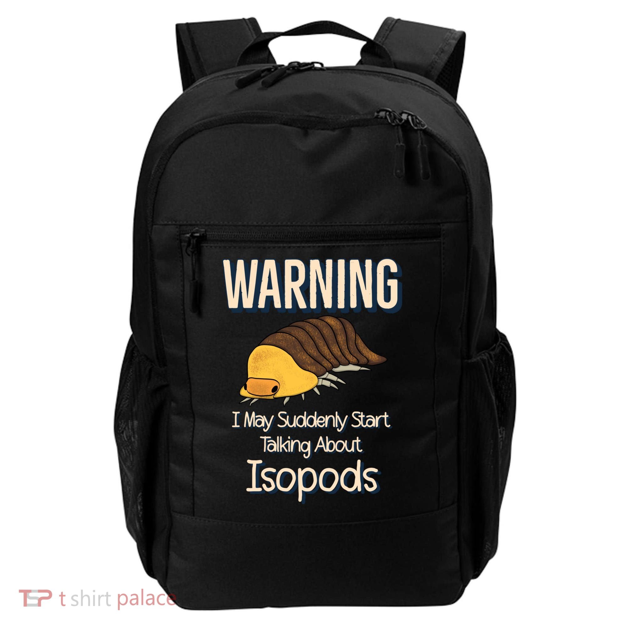 Terrarium Roly Poly Pill Bug Lover Funny Rubber Ducky Isopod Backpack